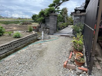 神戸市西区造園外構改修工事