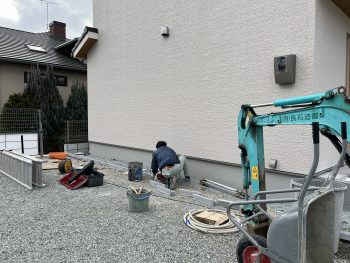 【明石市】ブロックとフェンスと目隠しフェンス【外構工事②】