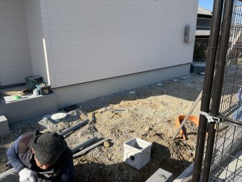 【明石市】見えないとこと見えるとこ。【外構工事③】