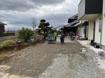 神戸市西区造園外構改修工事