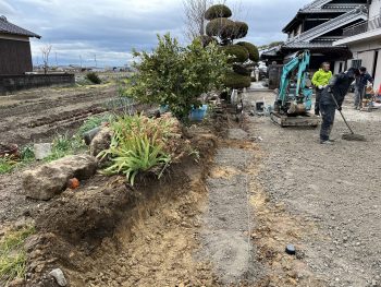 神戸市西区造園外構改修工事