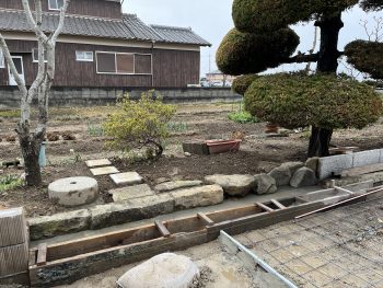 神戸市西区造園外構改修工事