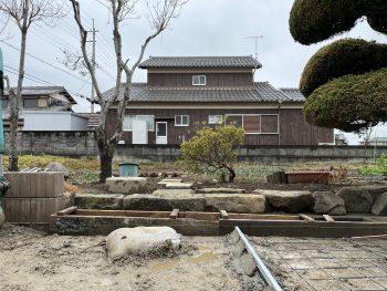 神戸市西区造園外構改修工事