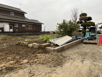 神戸市西区造園外構改修工事