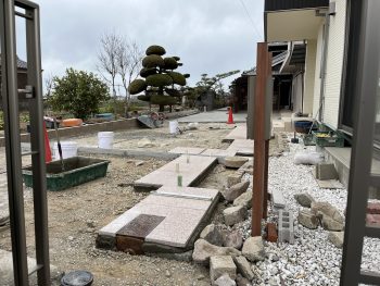 神戸市西区造園外構改修工事