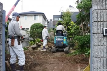 【明石市】解体作業の始まり始まり【外構改修工事➁】