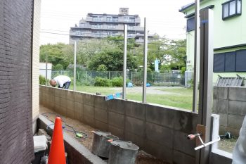 【播磨町】フェンス、門扉の設置工事です【フェンス工事③】